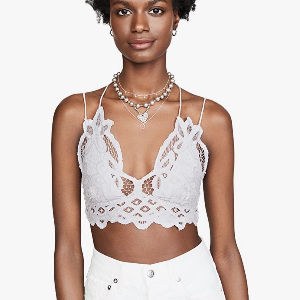 Free people crochet bralette/crop top